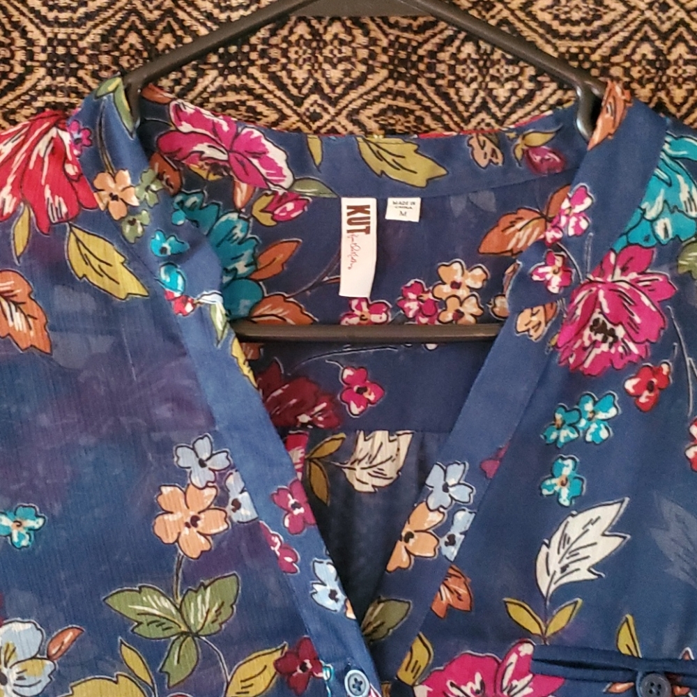 Kut from the kloth floral blouse